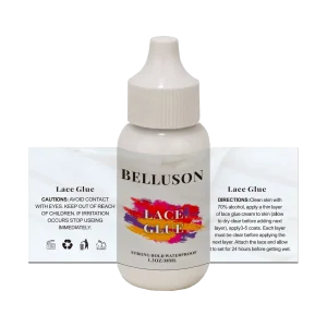 Invisible waterproof lace glue for lace front wigs, strong hold for black women Sweat-resistant lace wig adhesive with extra hold for long wear