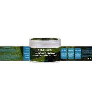 Lightweight leave-in conditioner in jar for curly hair, defines curls without greasiness and reduces breakage